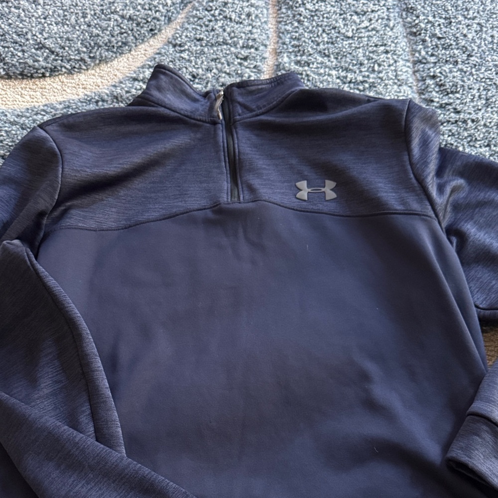 Like New…Under Armour Dark Blue Half-Zip Pullover